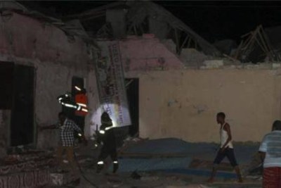 Un car piégé à la bombe à Mogadishu, Somalie