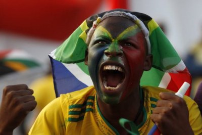 Supporter sud-africain