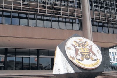 Bank of Uganda building in Kampala.