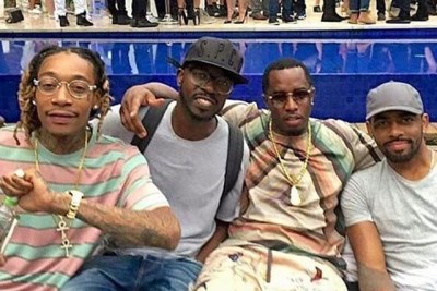 U.S. rapper Wiz Khalifa, Black Coffee, Diddy and backetball star Kyrie Irving.