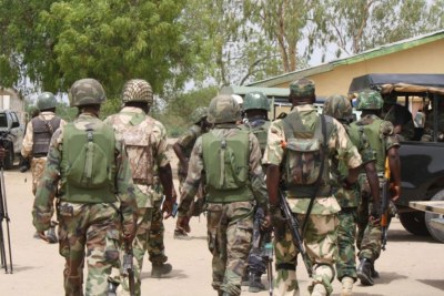 Nigerian soldiers (file photo).