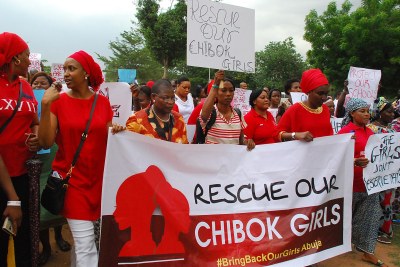 Marche pour les Chibok girls.