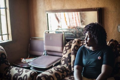 Kargbo sits in her lounge in Wellington, a former Ebola hotspot where her community shouted names at her.