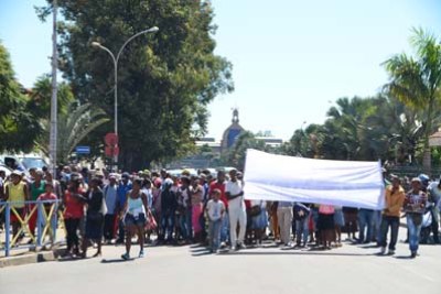 Manifestation en terre malgache.