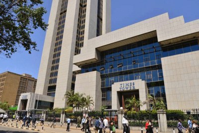 Kenya Revenue Authority headquarters Times Towers in Nairobi.