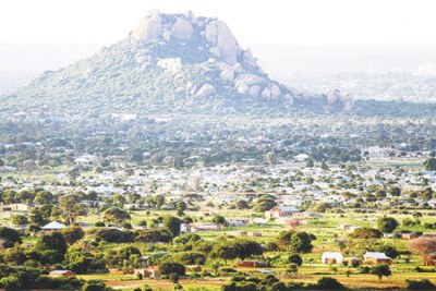 A panoramic view of Dodoma.
