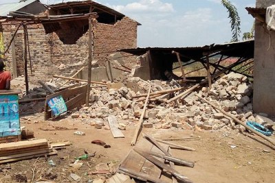 Over 200 houses were destroyed in Rakai.