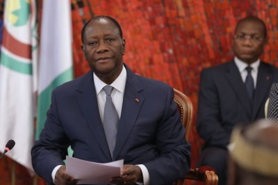 le président Alassane Ouattara