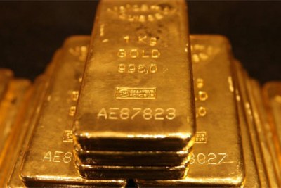 Gold is commonly formed into bars for use in monetary exchange.