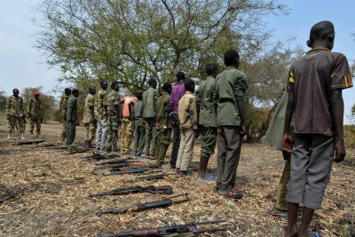 Des enfants soldats démobilisés au Soudan du Sud