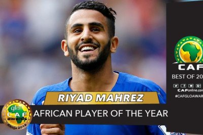 Glo-CAF Awards 2016 - Mahrez sacré meilleur joueur africain