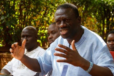 Former presidential candidate Kizza Besigye.