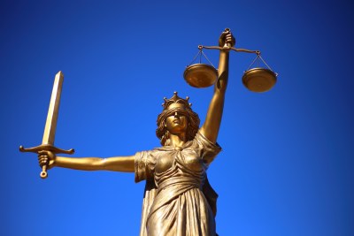 Lady Justice, an iconic image of the legal system (file photo).