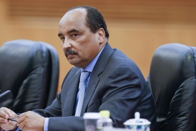 Le President mauritanien Mohamed Ould Abdel Aziz