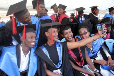 University graduates (file photo).