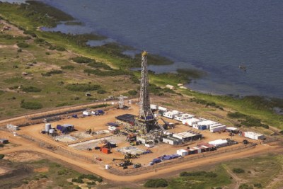 An oil camp.