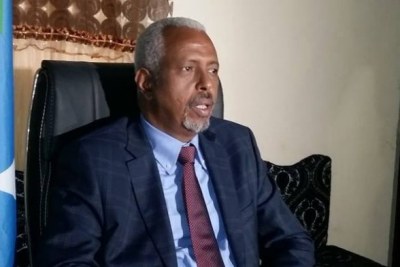 Ousted Hirshabelle president Ali Abdullahi Osoble