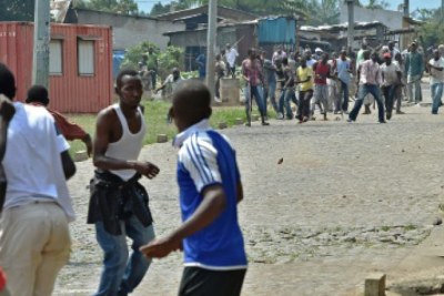 Riots in Burundi (file photo).