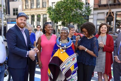 Esther Mahlangu honoured with mural in New York