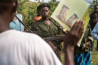 Child soldiers in DRC.