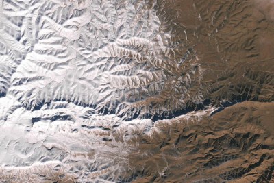 The Enhanced Thematic Mapper Plus (ETM+) on the Landsat 7 satellite acquired this natural-color image of snow in North Africa on December 19, 2016. This scene shows an area near the border of Morocco and Algeria, south of the city of Bouarfa and southwest of Ain Sefra.