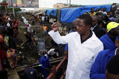 President Edgar Lungu says government is effectively fighting  the Cholera epidemic (file photo).