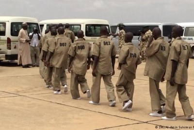 Released Boko Haram suspects.