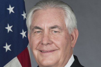 Official portrait of United States Secretary of State Rex W. Tillerson.