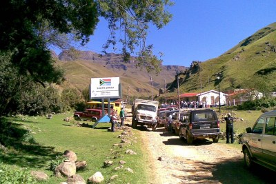 The border between South Africa and Lesotho at Sani Pass (file photo).