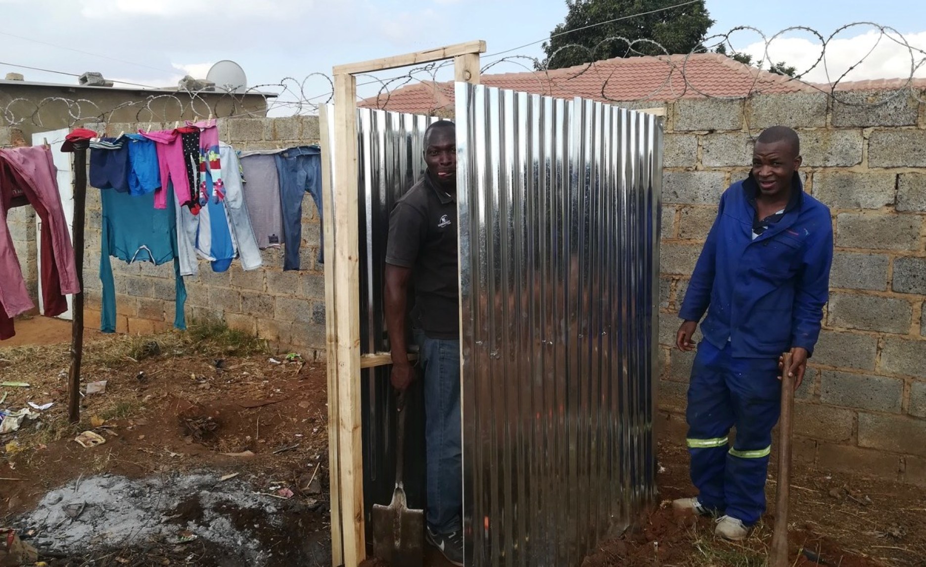 South Africa Community Installs Its Own Toilets After Crowdfunded