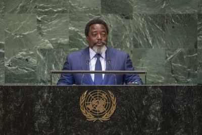 Joseph Kabila former president of DR Congo (file photo).