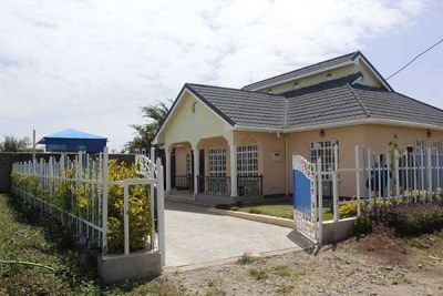A newly-built house. Kenyans have opposed the plan by the government to deduct part of workers’ salaries to fund its housing project.