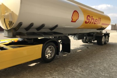 Un camion de Shell