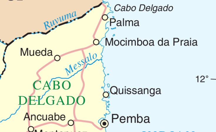 Map Of Palma Mozambique Mozambique: Defence Ministry Confirms Attack Against Palma - Allafrica.com