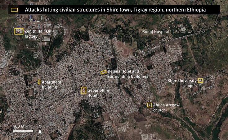 Mekelle City Satellite Map Ethiopia: Unlawful Shelling Of Tigray Urban Areas - Allafrica.com