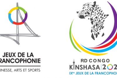 Logo Jeux de la Francophonie à Kinshasa