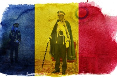 Idriss Déby Itno dans ses habits de maréchal du Tchad.