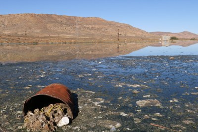 This is the failing sewage works in Springbok, Northern Cape, one of 334 in the country which obtained a Green Drop score of 30% or less.