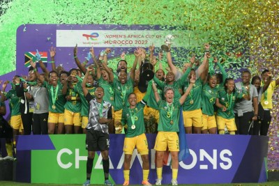 Banyana Banyana were crowned winners of the AWCON 2022 in Morocco.