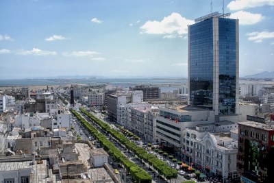 Une vue sur la ville de Tunis