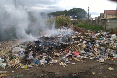 There's a waste management problem in Zimbabwe's capital, Harare (file photo).