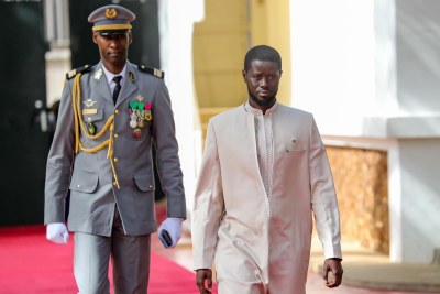 Senegalese President Diomaye Faye.