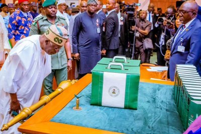 President Bola Tinubu said the 2025 Budget was designed to address economic growth, human capital development, poverty reduction and insecurity (file photo).